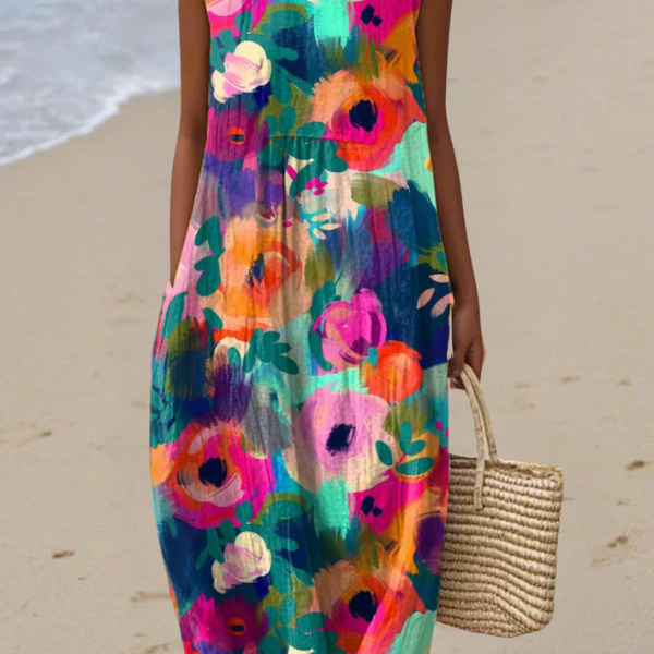 Cora Vibrance Midi Dress