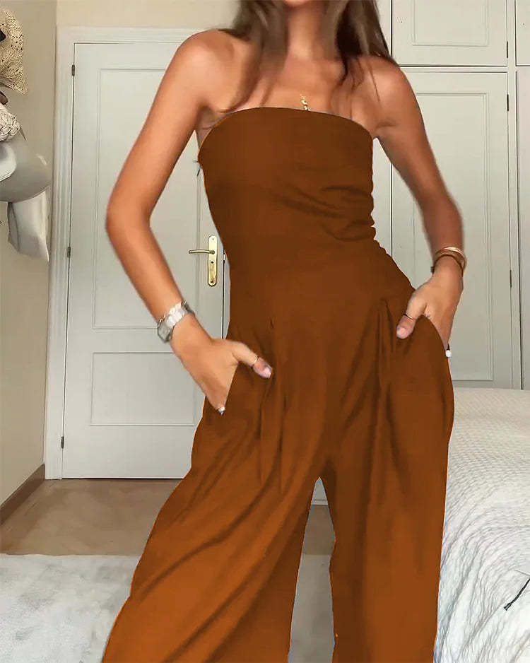 Ella | Strapless Jumpsuit