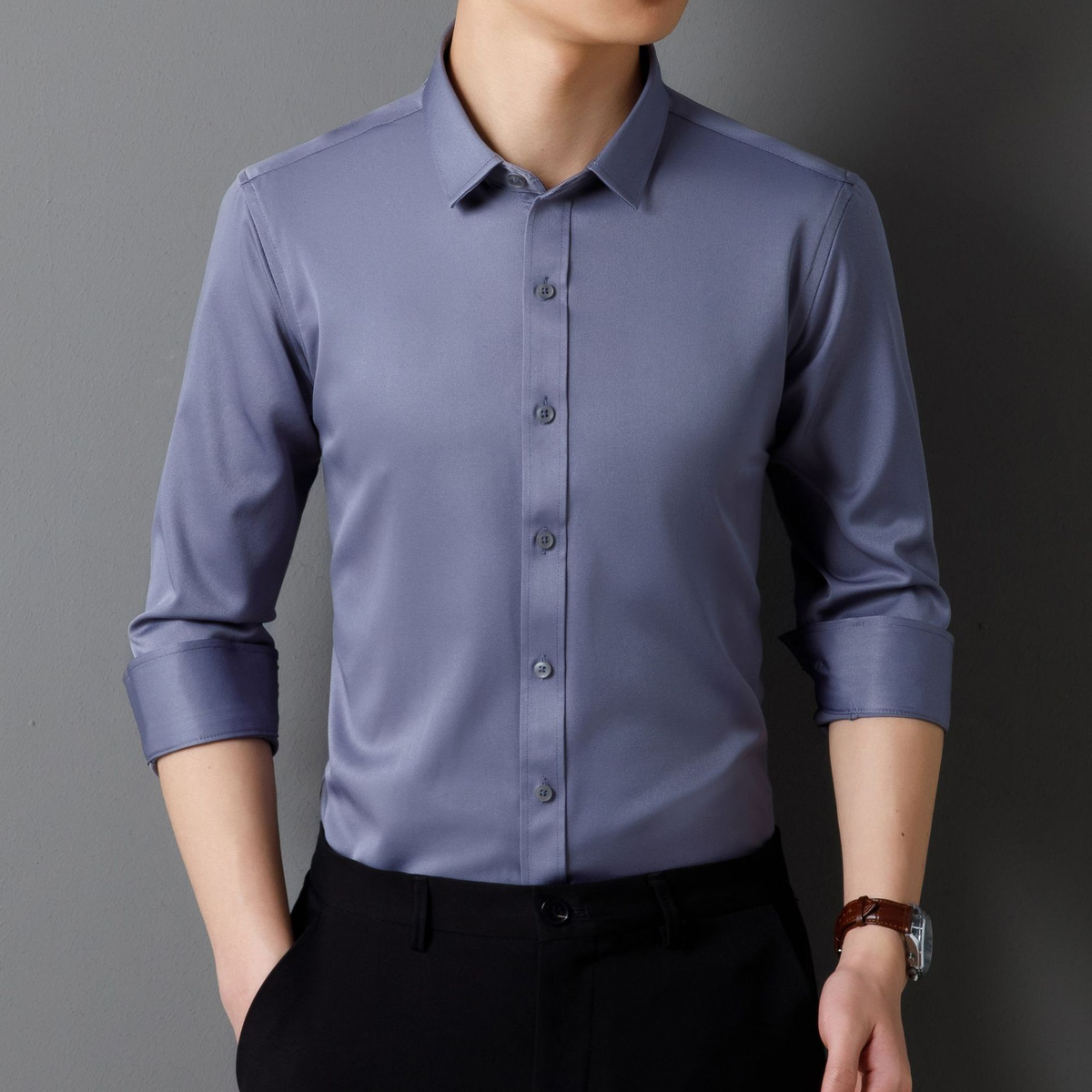 Connor | Wrinkle-Free Stretch Shirt for Men