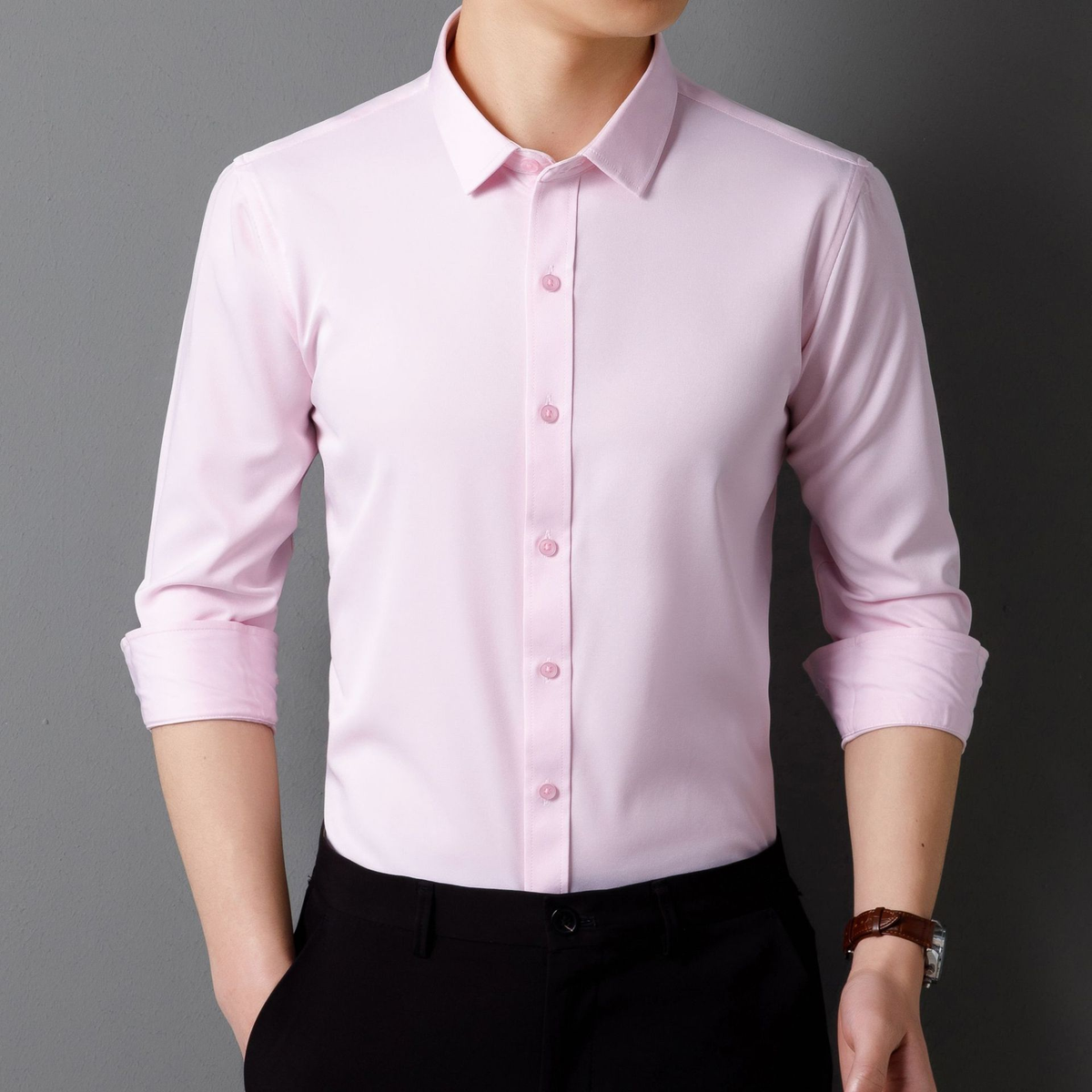 Connor | Wrinkle-Free Stretch Shirt for Men