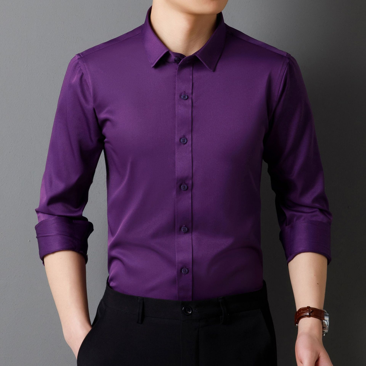 Connor | Wrinkle-Free Stretch Shirt for Men
